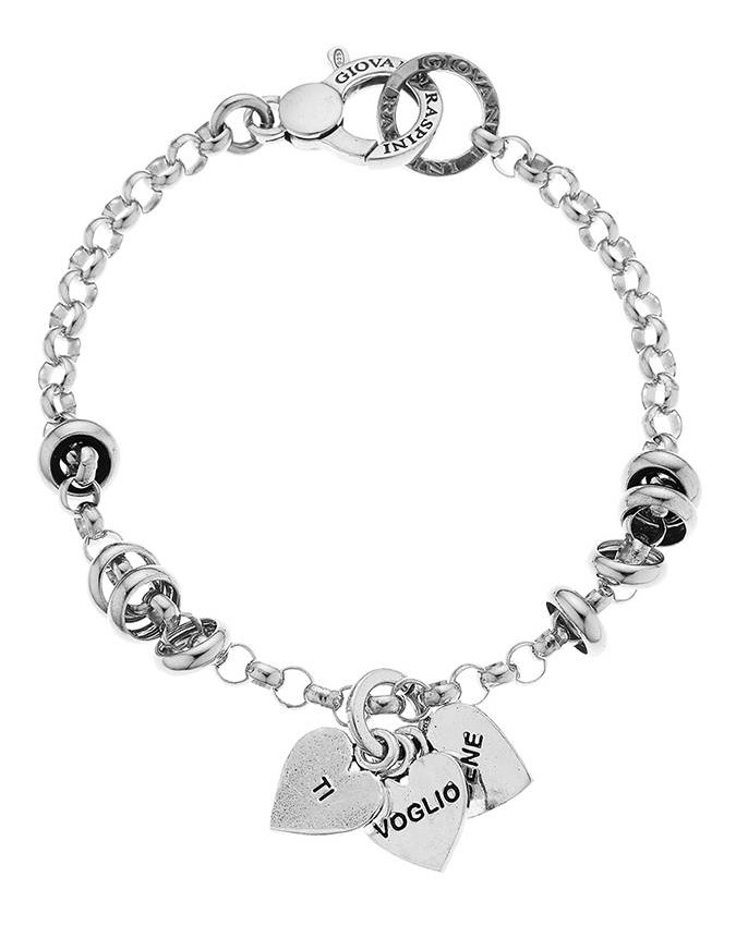 Bracciali - Amore - 10216 BRACCIALE ROULETTE TI VOGLIO cm.20 GIOVANNI RASPINI