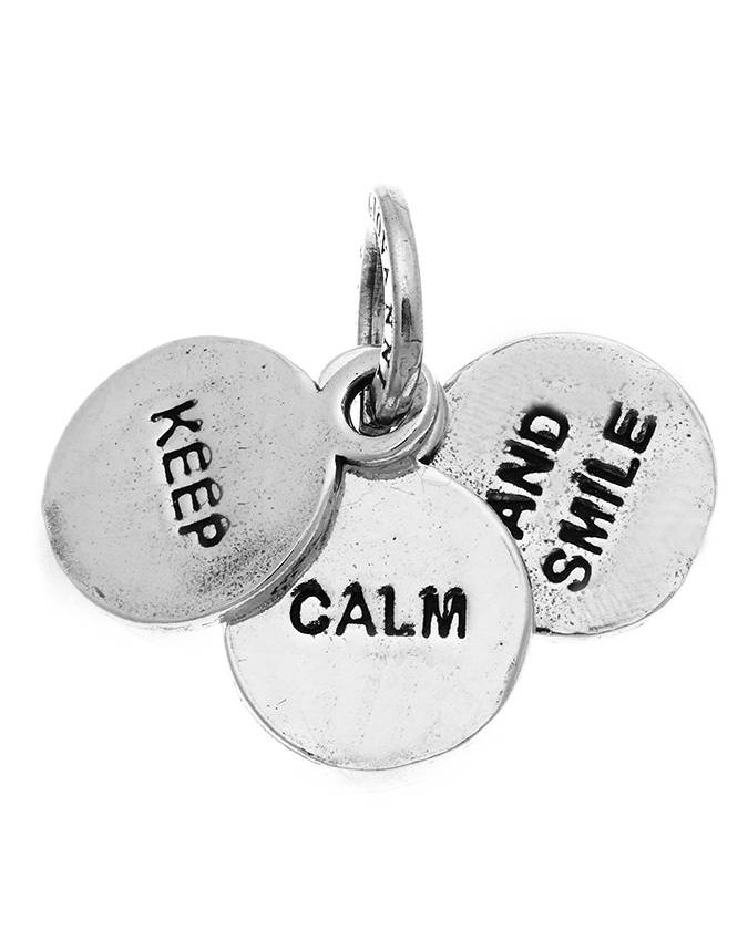 Charms - Fantasy e vari - 10170 KEEP CALM AND SMILE - GIOVANNI RASPINI