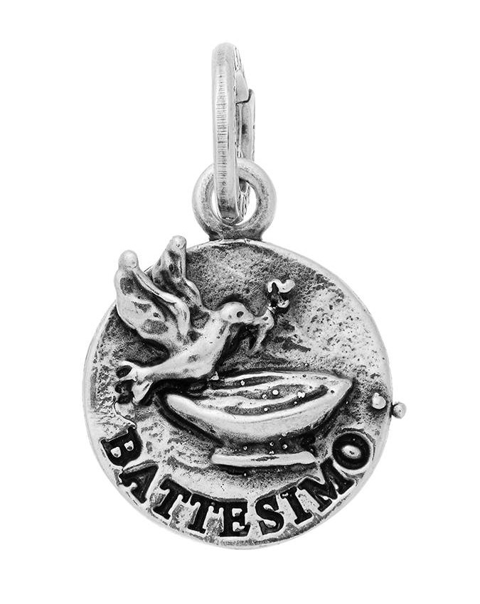 Charms - Fantasy e vari - 10274 CHARM MEDAGLIA BATTESIMO GIOVANNI RASPINI