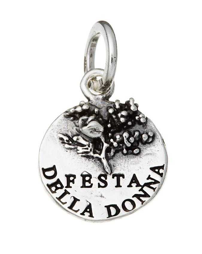 Charms - Fantasy e vari - 10416 CHARM MEDAGLIA FESTA DELLA DONNA GIOVANNI RASPINI