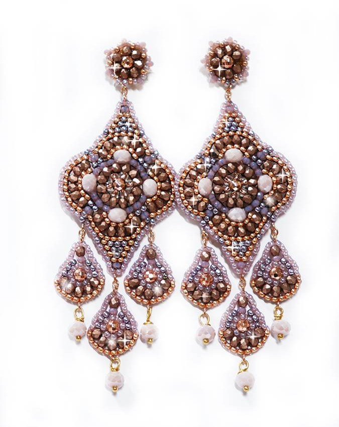 Orecchini -  - PER OR 140 - LUNA ROSADA - BONBONS DE GRACE