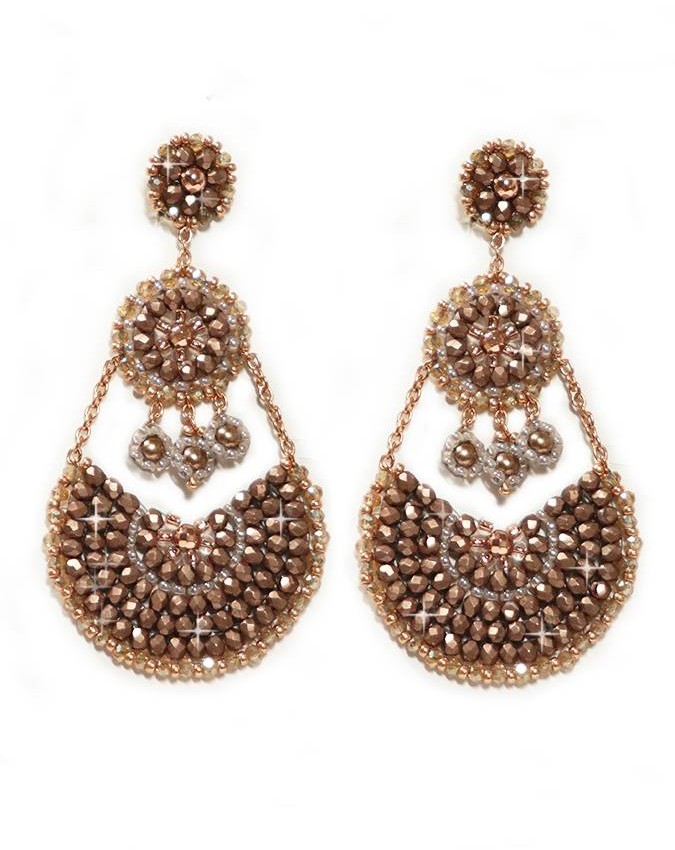 Orecchini -  - PER OR 139 -TRAMONTO NEL DESERTO - BONBONS DE GRACE