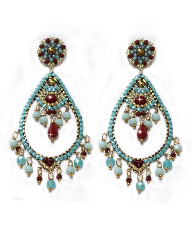 Orecchini -  - PER OR 143 - GOCCE AZZURRE - BONBONS DE GRACE