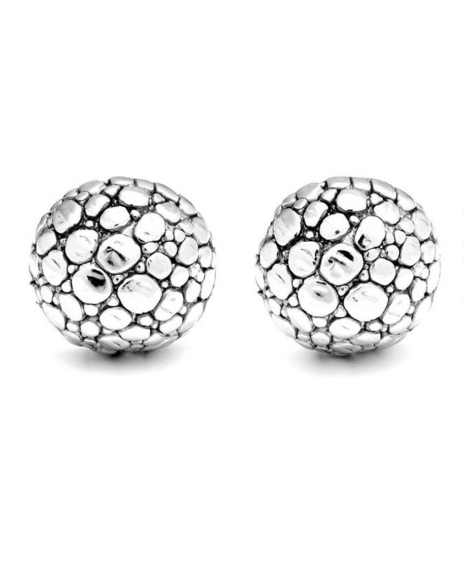 Orecchini - Animalier - 10662 ORECCHINI BOTTONE CROCODILE GRANDI GIOVANNI RASPINI