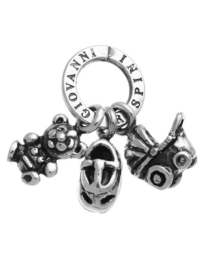 Charms - Fantasy e vari - 10710 CHARM BABY TRIS GIOVANNI RASPINI