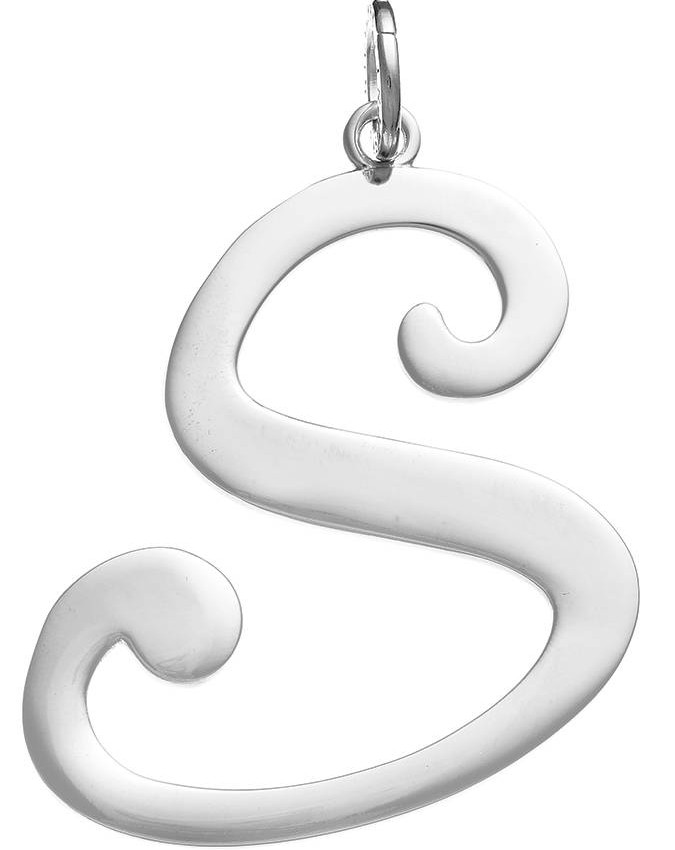 Charms - Lettere e numeri - 10790 CHARM LETTERA S JULIET GRANDE GIOVANNI RASPINI