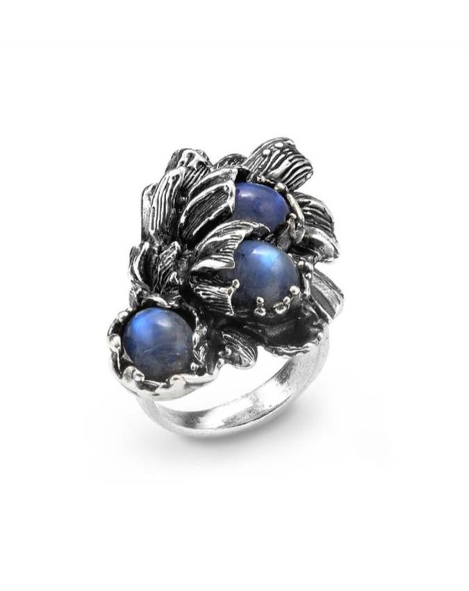 Anelli - Floral - 10678/16 ANELLO MOON FLOWER GRANDE MISURA 16 GIOVANNI RASPINI