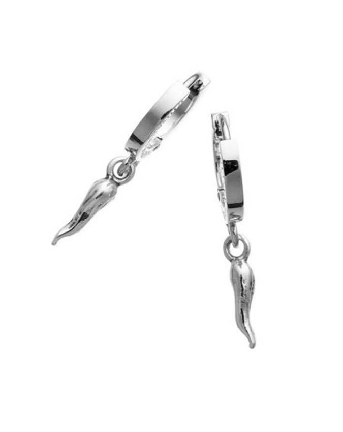 Orecchini - Amuleti e portafortuna - 10706 ORECCHINI HUGGIE CORNINO GIOVANNI RASPINI