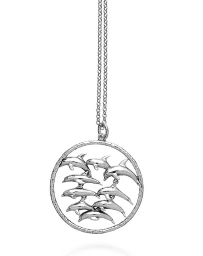 Collane - Collane lunghe - 10967 CL PENDENTE DELFINI LUCE GIOVANNI RASPINI