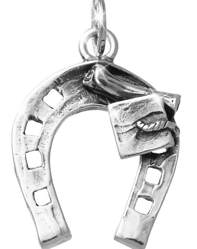 Charms - Amuleti e portafortuna - 11075 CHAM FERRO DI CAVALLO LAUREA GRANDE RASPINI