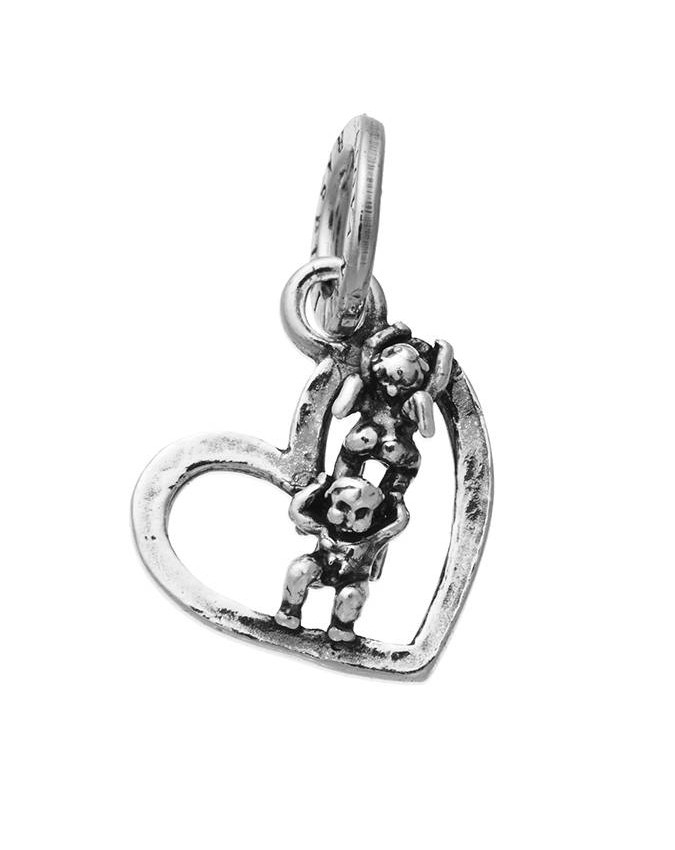 Charms - Angeli e cuori - 11090 CUORE ANGELI ACROBATI GIOVANNI RASPINI