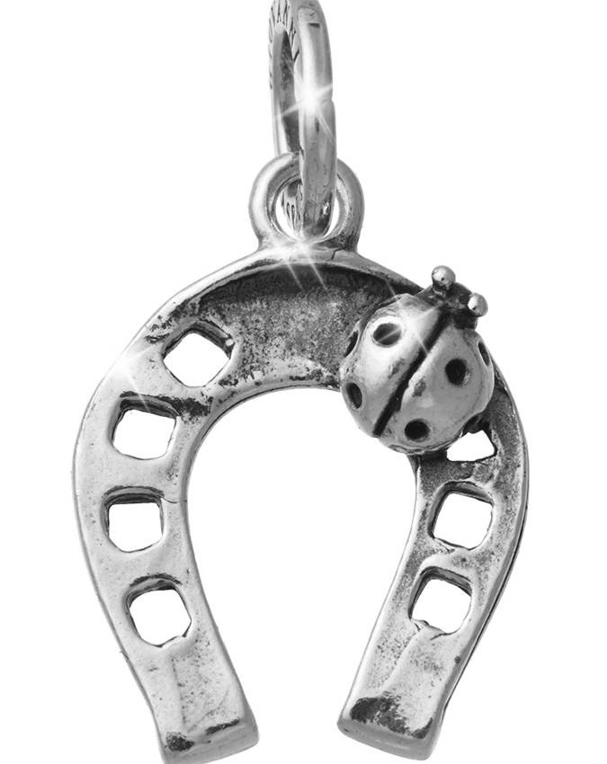 Charms - Amuleti e portafortuna - 11077 FERRO DI CAVALLO COCCINELLA MEDIO RASPINI