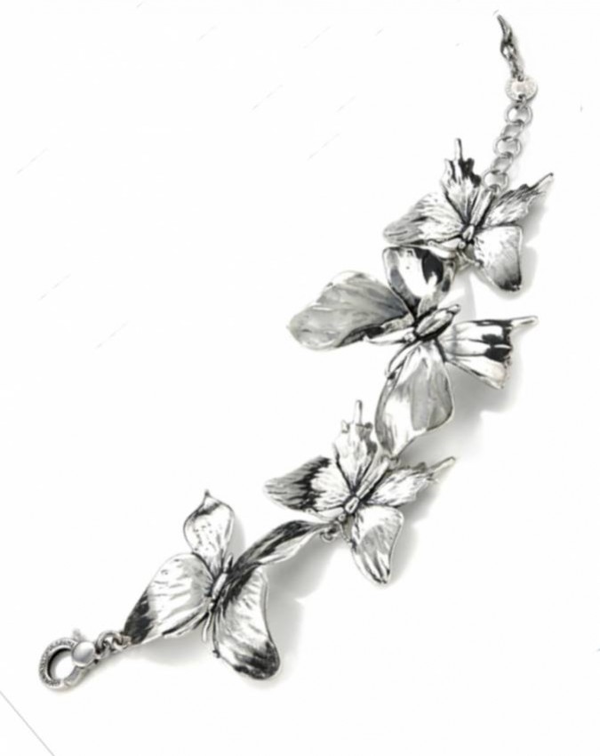 Bracciali - Floral - 7563 BRACCIALE FARFALLE GRANDE GIOVANNI RASPINI