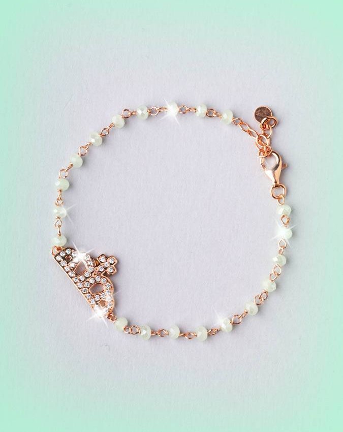 Bracciali - argento e zirconi - 4596-1 BRACCIALE CORONCINA - I PENSIERINI