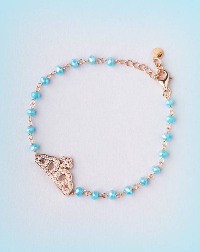 Bracciali - argento e zirconi - 4596-2 BRACCIALE CORONCINA - I PENSIERINI