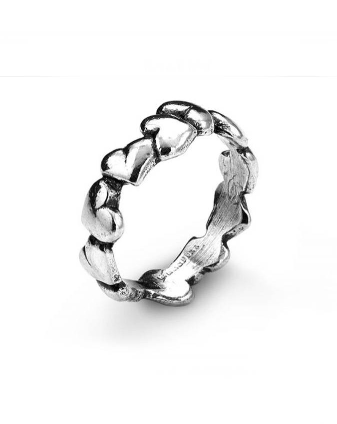 Anelli - Angeli e cuori - 7796/18 ANELLO CUORI GIOVANNI RASPINI