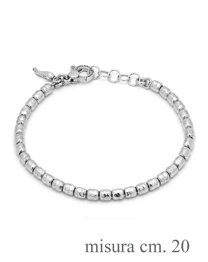 Bracciali - Collezione uomo - 11347 CM.19 BRACCIALE GRANELLI GIOVANNI RASPINI