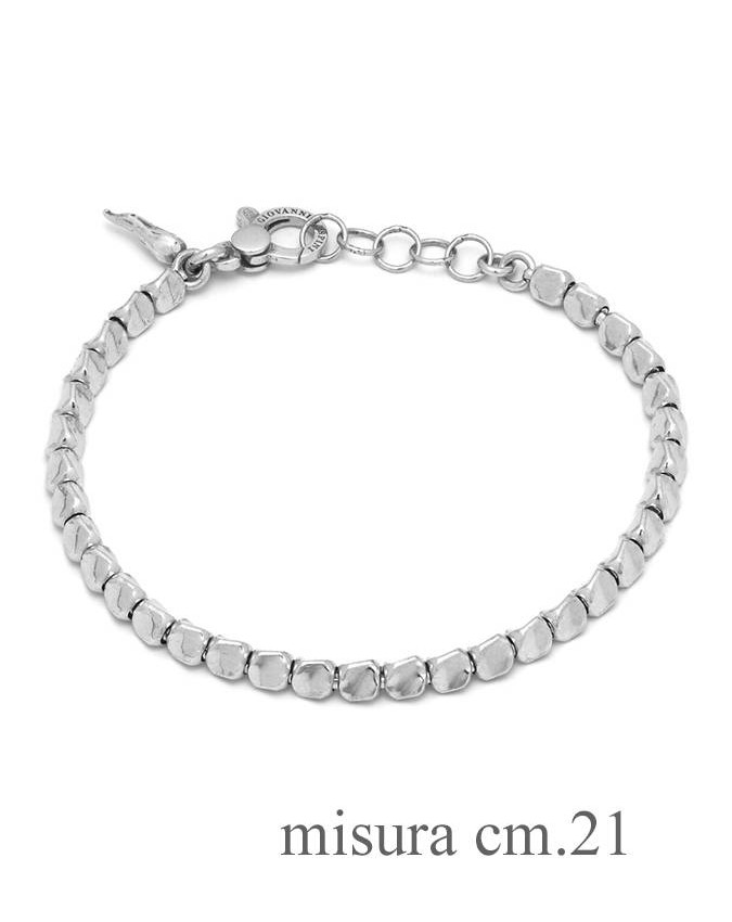 Bracciali - Collezione uomo - 11348L cm.21 BRACCIALE PEPITE GIOVANNI RASPINI