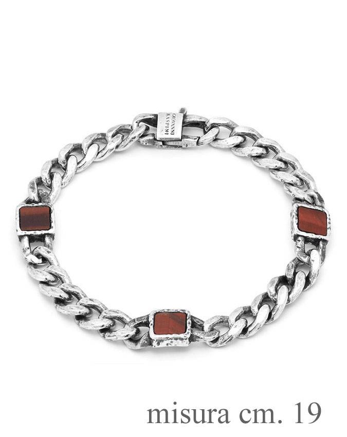 Bracciali - Collezione uomo - 11336 CM.19 BRACCIALE GRUMETTA OCCHIO DI TORO GIOVANNI RASPINI