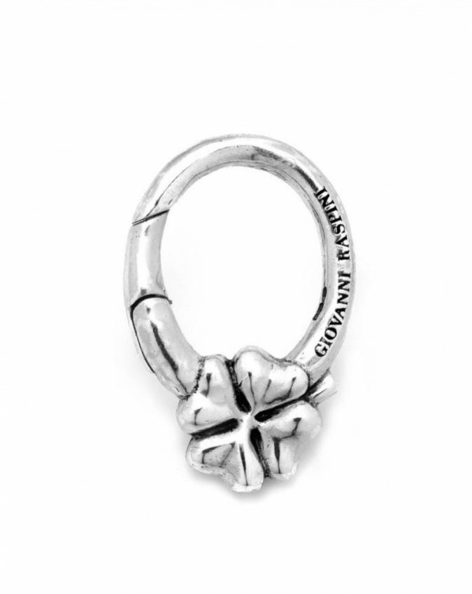 Portachiavi - Amuleti e portafortuna - 11305 PORTACHIAVI QUADRIFOGLIO GIOVANNI RASPINI