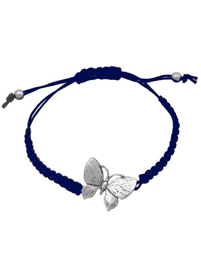 Bracciali - Floral - 7892 BRACCIALE LOOP FARFALLA BLU GIOVANNI RASPINI
