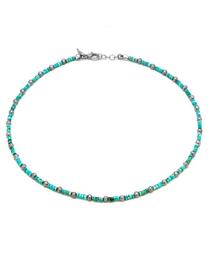 Collezione uomo - Collane uomo - 11358 COLLANA TANGO HOWLITE GIOVANNI RASPINI