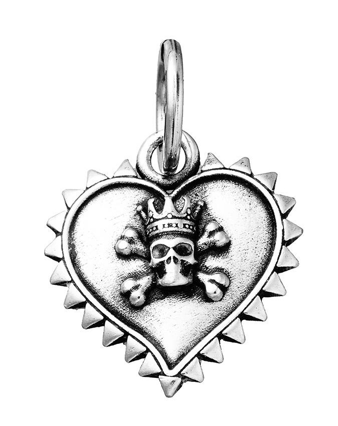 Charms - Angeli e cuori - 11286 CHARM CUORE VOTIVO TESCHIO GIOVANNI RASPINI