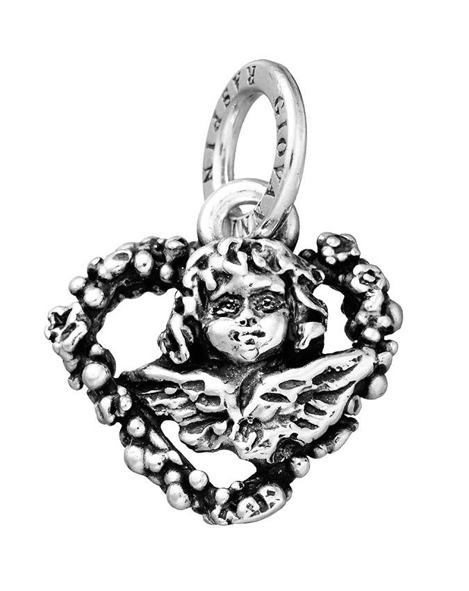 Charms - Angeli e cuori - 11290 ANGELO SU CUORE GIOVANNI RASPINI