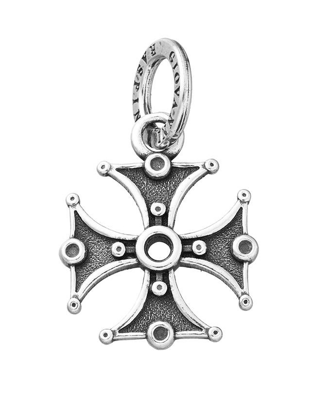 Charms - Soggetti sacri - 11276 CHARM CROCE QUADRA GIOVANNI RASPINI