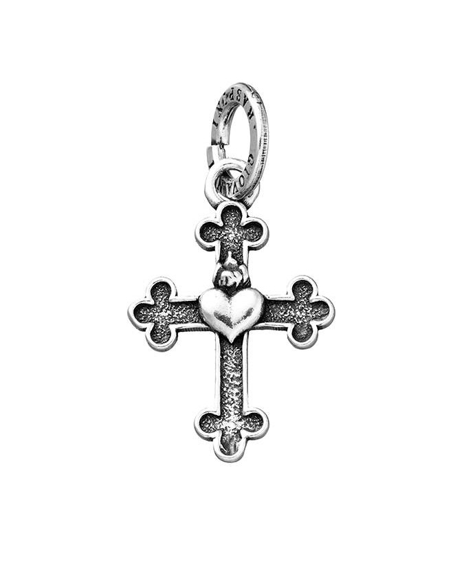 Charms - Soggetti sacri - 11280 CHARM CROCE CUORE GIOVANNI RASPINI