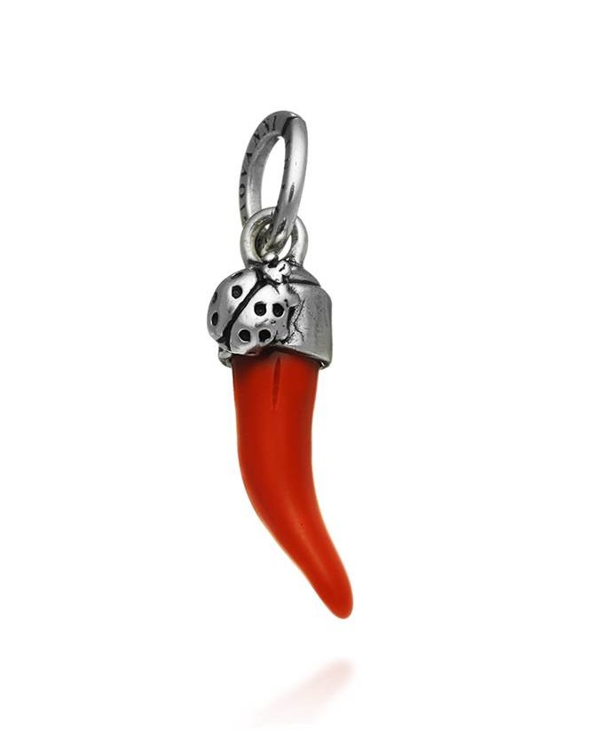Charms - Cuori, Angeli, Corone, Monete e vari - 10522 CORNO COCCINELLA GIOVANNI RASPINI