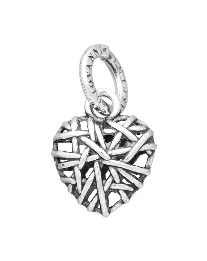 Charms - Intrecci e Aria - 11615  CHARM CUORE INTRECCI GIOVANNI RASPINI