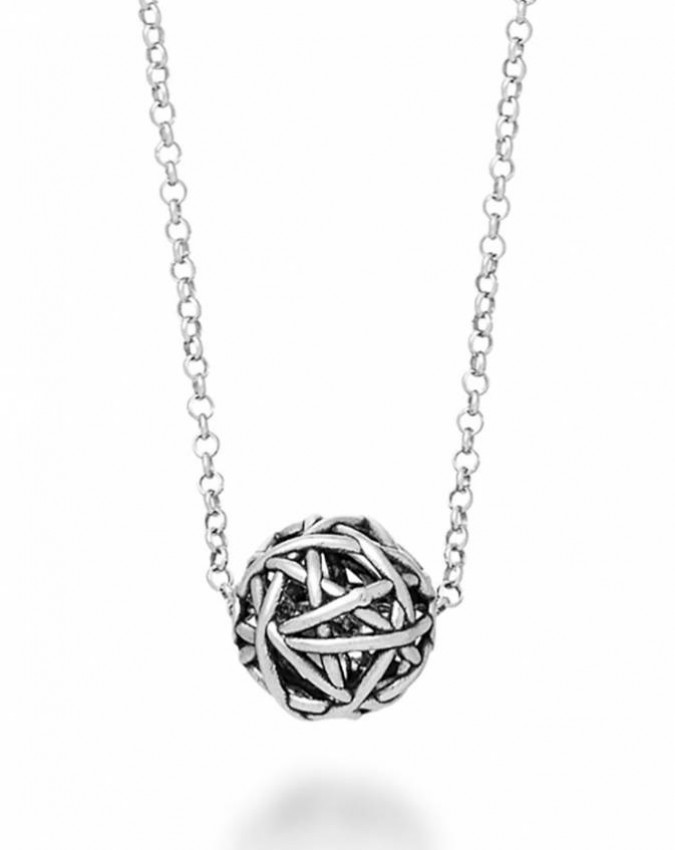 Collane - Intrecci e Aria - 11596 COLLANA BOULE INTRECCI GIOVANNI RASPINI