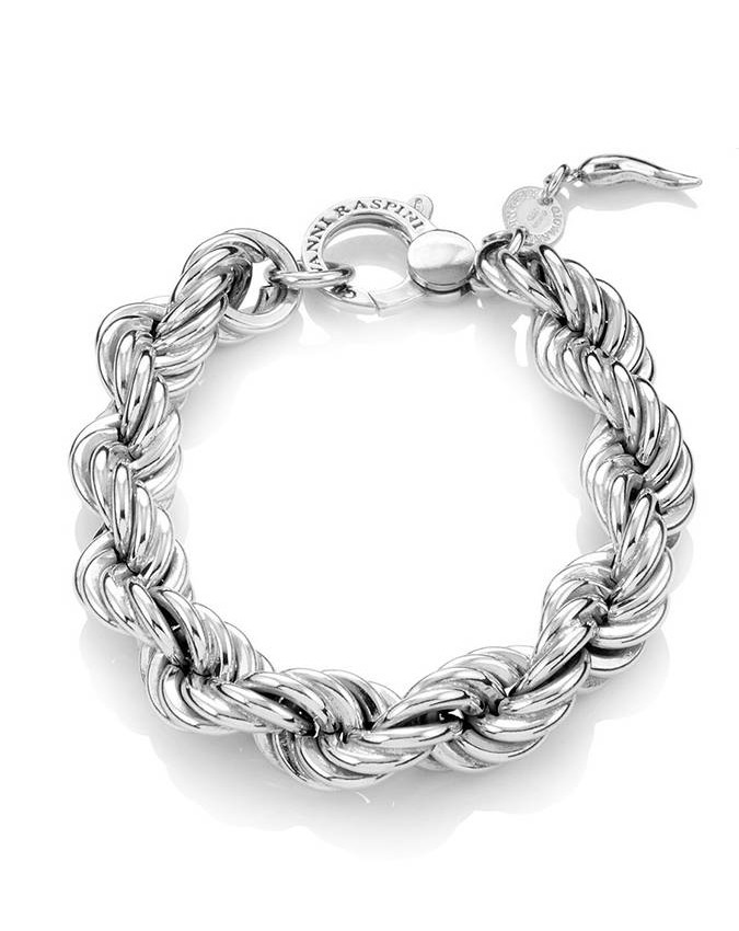 Bracciali - Catene - 10133 BRACCIALE TORCHON GRANDE GIOVANNI RASPINI