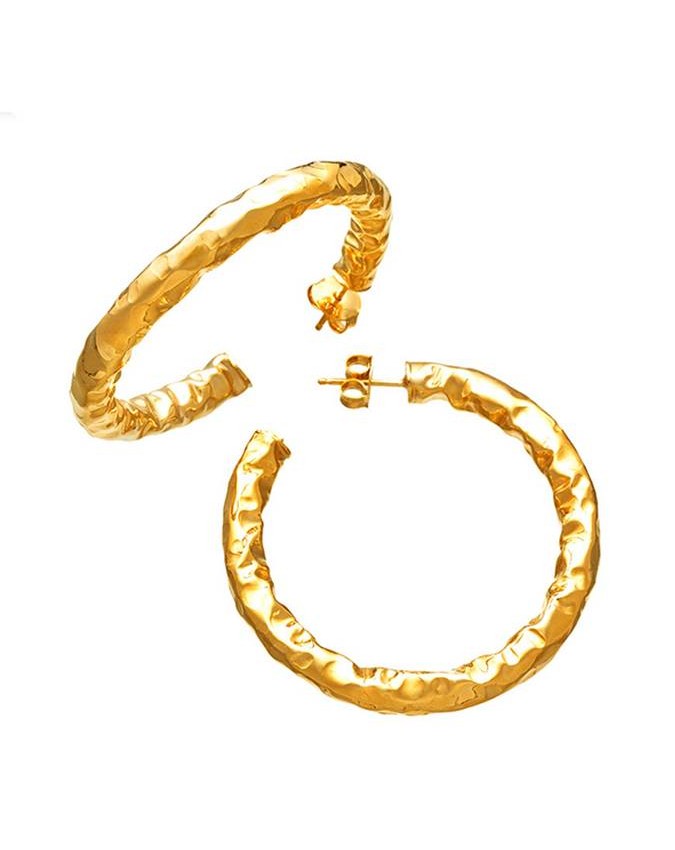 Orecchini - Rock - 11683 ORECCHINI STONE GRANDI DORATI GIOVANNI RASPINI