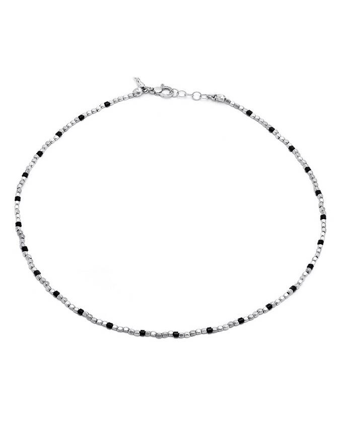 Collezione uomo - Collane uomo - 11647 COLLANA DADINI E ONICE GIOVANNI RASPINI