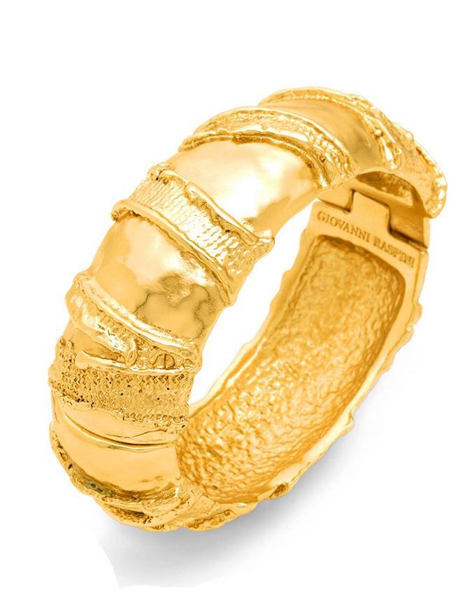 Bracciali - Nomad - Gioielli in bronzo dorato - N0022 BANGLE DUNE in bronzo dorato 18kt GIOVANNI RASPINI