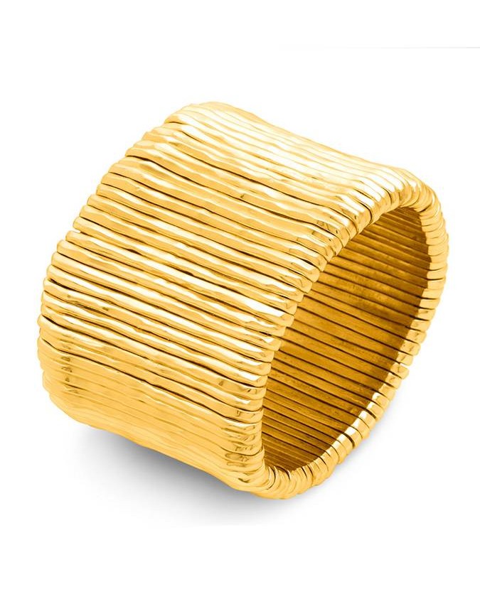 Bracciali - Nomad - Gioielli in bronzo dorato - N0024 BRACCIALE SANTA FE GRANDE in bronzo dorato 18kj GIOVANNI RASPINI