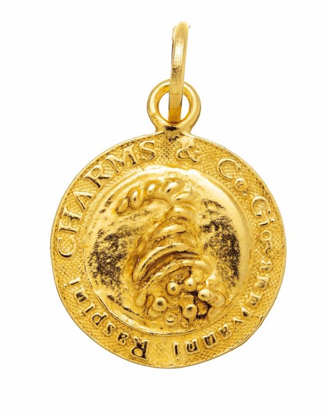 Charms - Monete - 8567 CHARM CORNUCOPIA DORATA GIOVANNI RASPINI