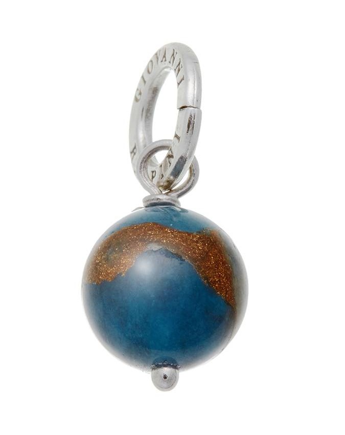 Charms - Vari - 10026 CHARM AGATA BLU E BRONZITE GIOVANNI RASPINI