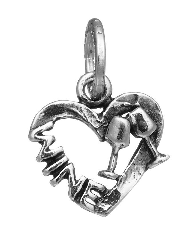 Charms - Angeli e cuori - 10536 CHARM CUORE WINE GIOVANNI RASPINI