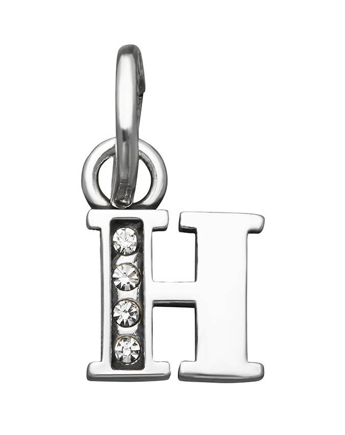 Charms - Lettere e numeri - 12146 CHARM H CRYSTAL GIOVANNI RASPINI