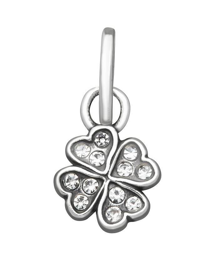 Charms - Amuleti e portafortuna - 12173 MINI CHARM QUADRIFOGLIO CRYSTAL GIOVANNI RASPINI