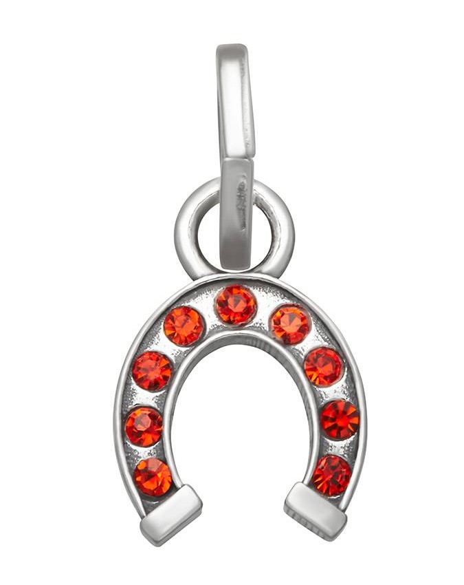 Charms - Amuleti e portafortuna - 12176 MINI CHARM FERRO DI CAVALLO ROSSO GIOVANNI RASPINI