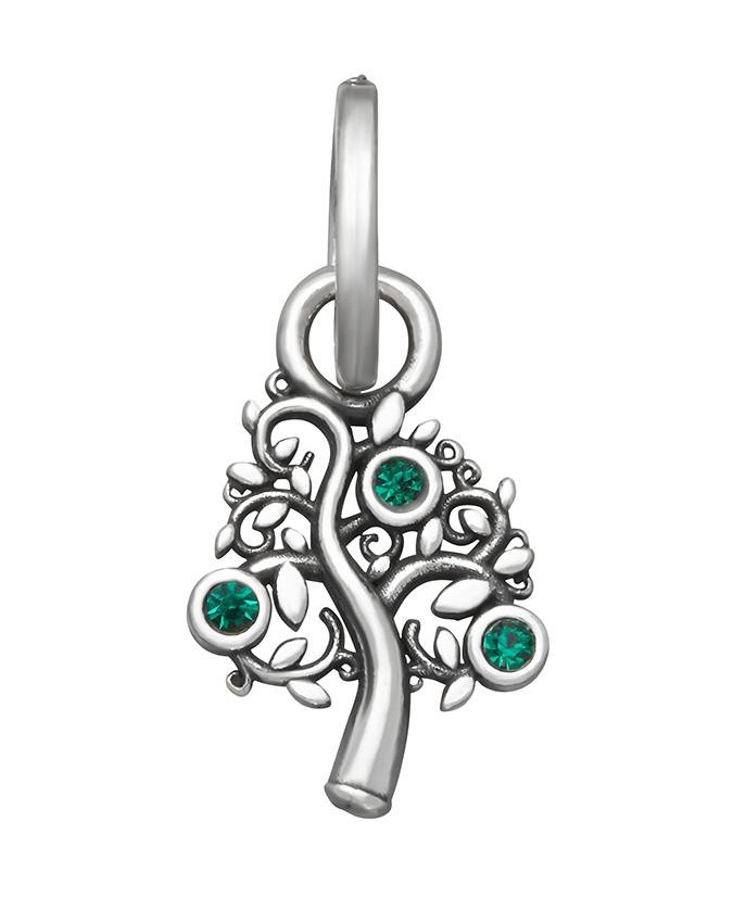 Charms - Floral - 12188 MINI CHARM ALBERO DELLA VITA CRYSTAL VERDE GIOVANNI RASPINI