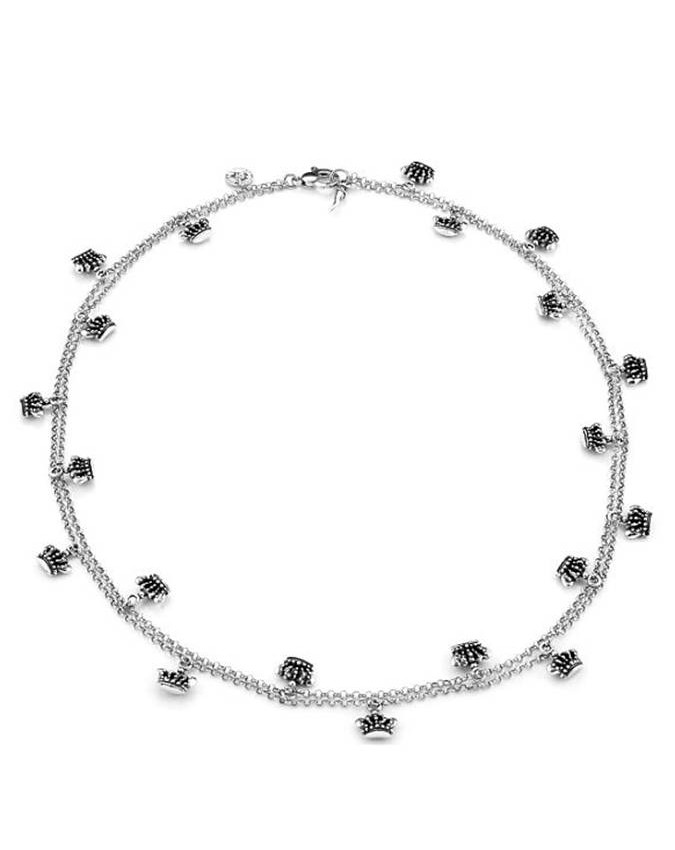 Bracciali - Fantasy e vari - 8177 COLLANA- BRACCIALE CM 108 CORONE GIOVANNI RASPINI