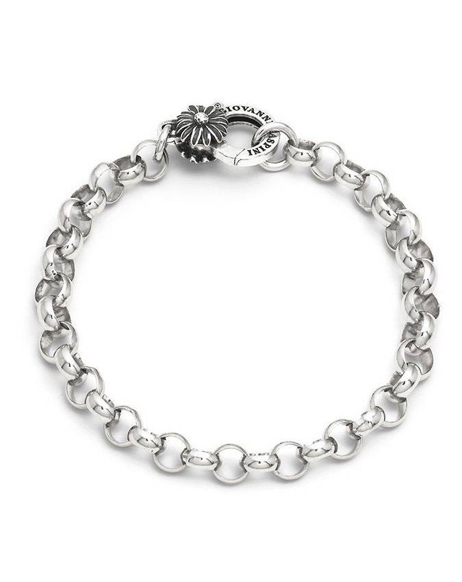 Bracciali - Catene - 12450 BRACCIALE ROLO CHIUSURA MARGHERITA GIOVANNI RASPINI