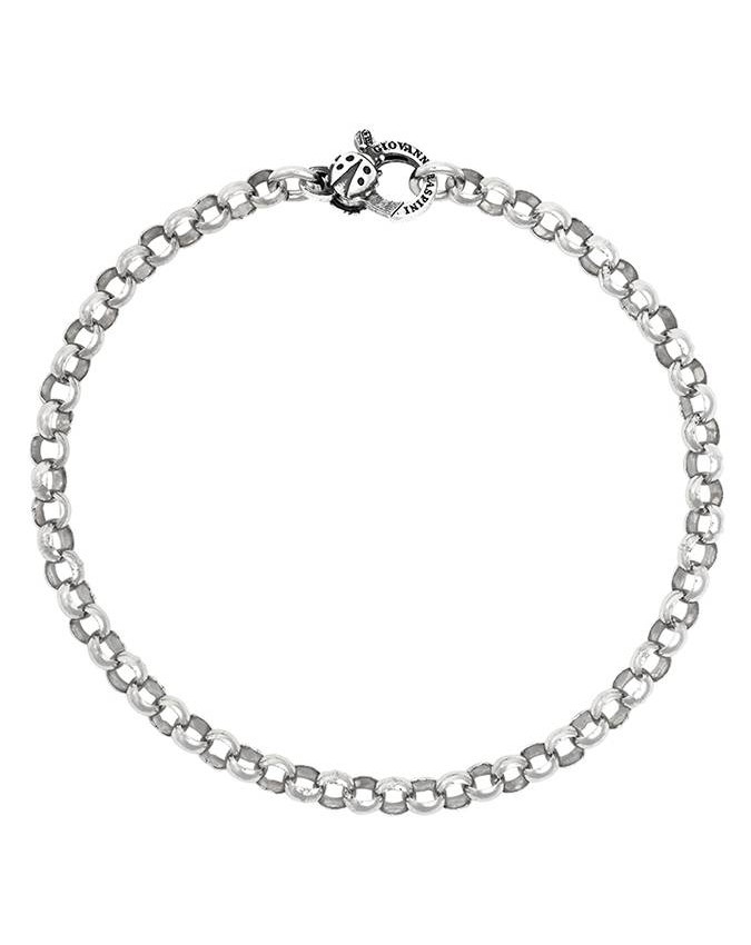 Bracciali - Catene - 12452 BRACCIALE ROLO PICCOLO CHIUSURA COCCINELLA GIOVANNI RASPINI