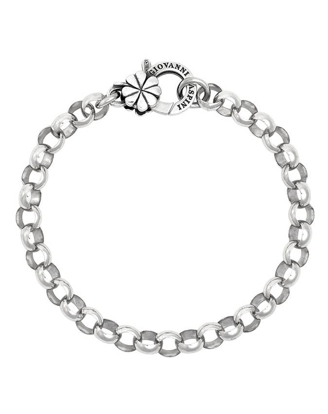 Bracciali - Catene - 12451 BRACCIALE ROL�O CHIUSURA QUADRIFOGLIO GIOVANNI RASPINI