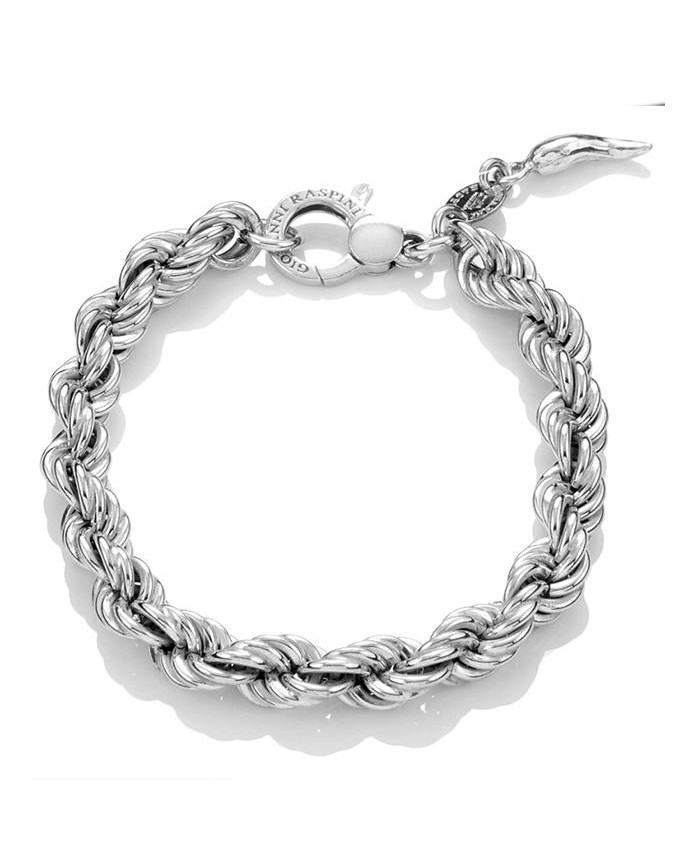 Bracciali - Catene - 10134 BRACCIALE TORCHON MEDIO GIOVANNI RASPINI